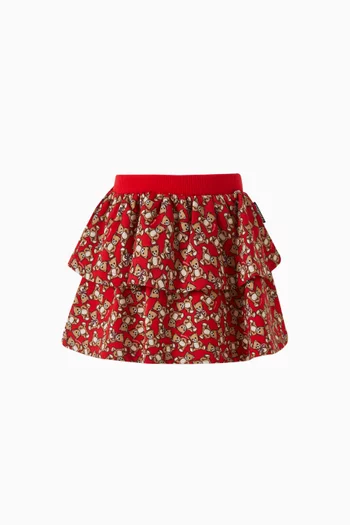 Teddy Bear Ruffle Skirt