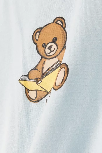 Reading Bear T-shirt in Cotton