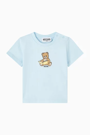 Reading Bear T-shirt in Cotton