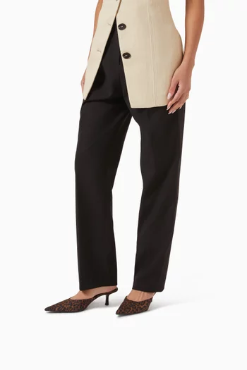 Tabatha 65 Mules in Grosgrain