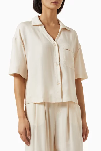 Button-up Top in Tencel