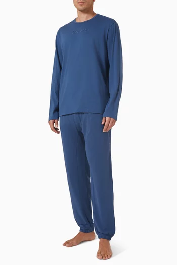 Pyjama Set in Modern Cotton Stretch