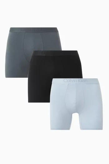 Boxer Briefs in Stretch-cotton , Set of 3