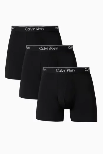 Boxer Briefs in Microfiber Stretch, Set of 3
