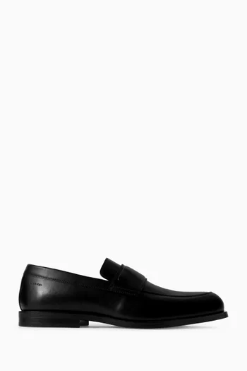 Cushioned Loafers in Leather