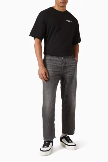 Logo Back-print T-shirt in Cotton-jersey