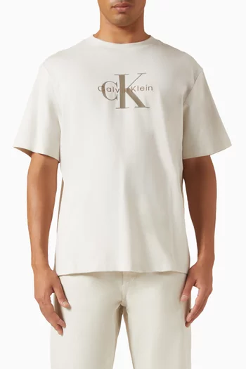 Monogram Logo T-shirt in Cotton-jersey