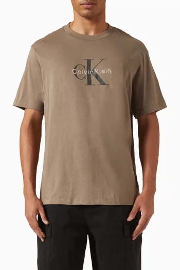 Monogram Logo T-shirt in Cotton-jersey