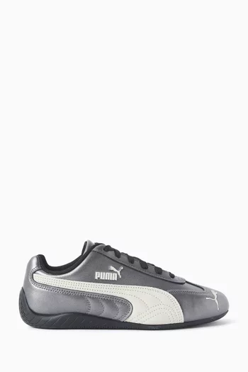 Speedcat Sneakers in Metallic Leather