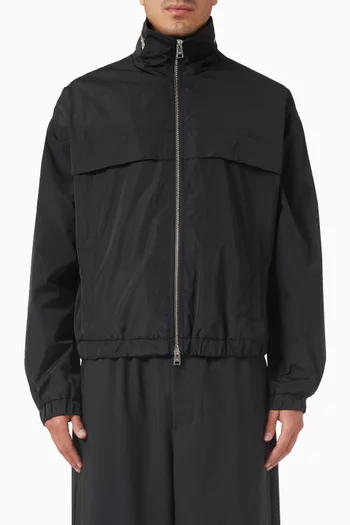 جاكيت كوب بفتحات مزيج صوف