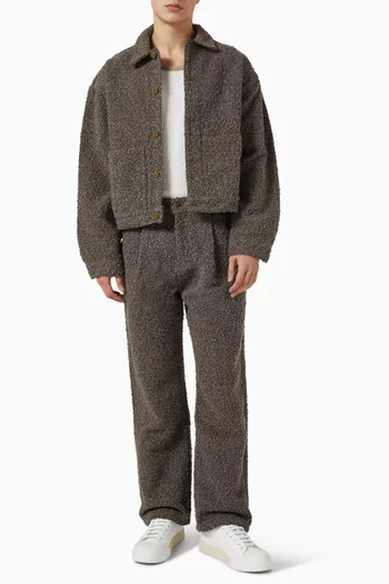 Carpenter Jacket in Bouclé Denim