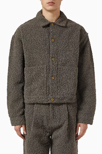 Carpenter Jacket in Bouclé Denim