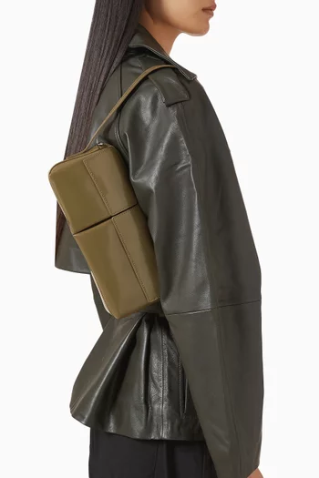 90s Utility Shoulder Bag in Bovine Leather