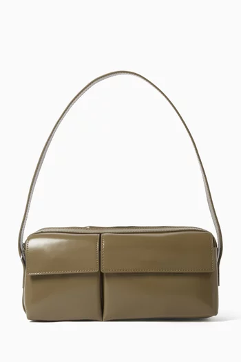90s Utility Shoulder Bag in Bovine Leather