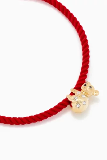 Koala Diamond Bracelet in 9kt Yellow Gold