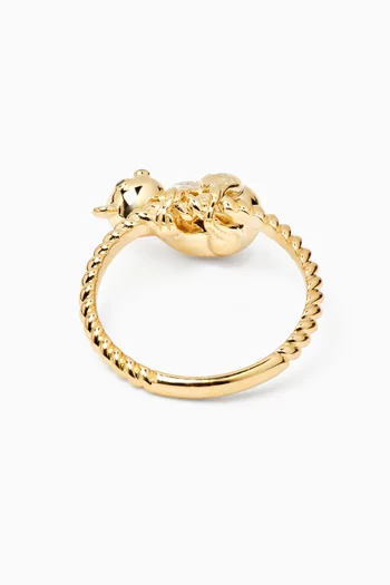 Bague Koala Ring in 9kt Gold