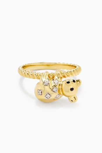 Bague Koala Ring in 9kt Gold