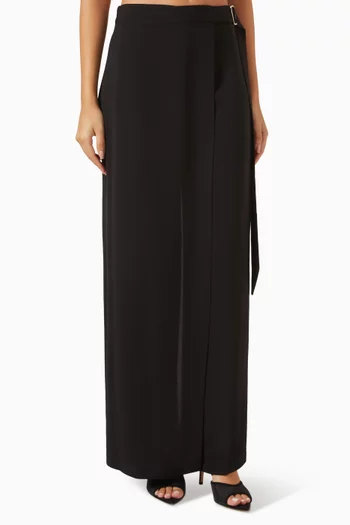 Layered Buckle Pants
