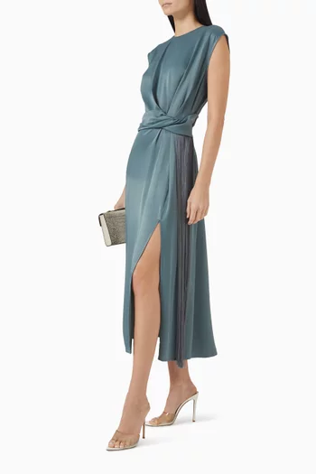 Gathered Midi Dress