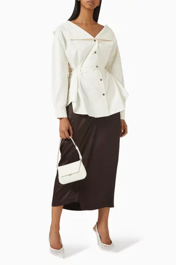 Tie-up Wrap Skirt