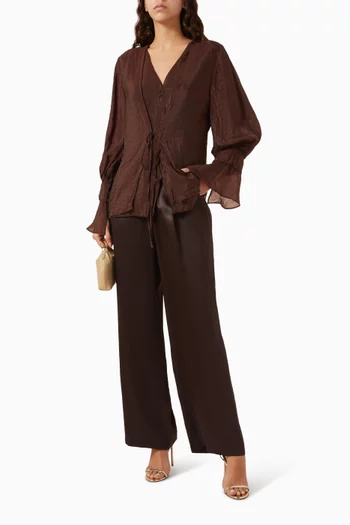 Wide-leg pants