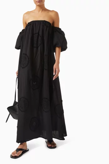 Florence Floral Maxi Dress in Cotton