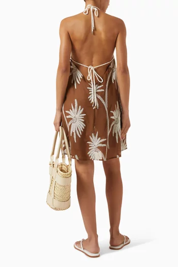 Rikki Embroidered Mini Dress