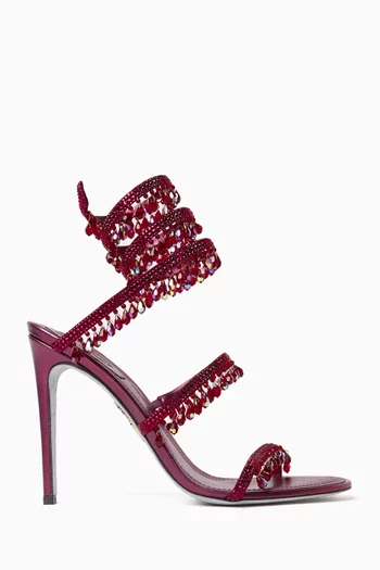 Chandelier 105 Sandals in Leather