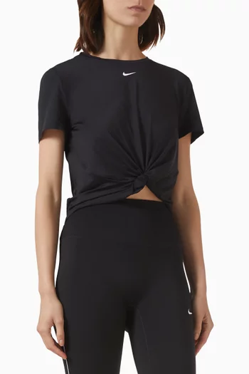 تي شيرت بتصميم ملفوف وتقنية Dri-FIT‏