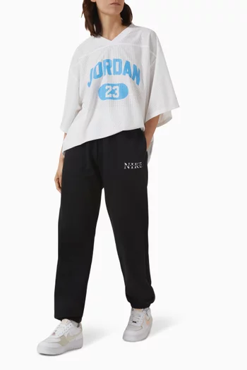 تي شيرت بطبعة Jordan Brooklyn‏ قماش شبكي
