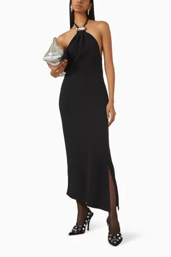 Open-back Dress in Cady