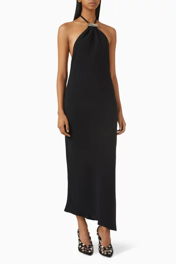 Open-back Dress in Cady