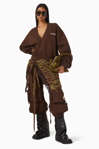 Cargo Sweatpants in Cotton