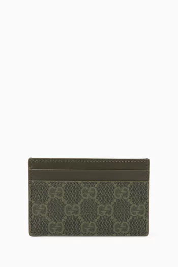 Card Holder in GG Supreme Canvas