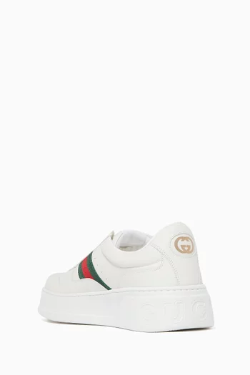 GG Supreme Low-top Sneakers in Leather