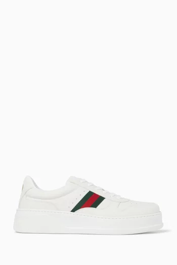 GG Supreme Low-top Sneakers in Leather