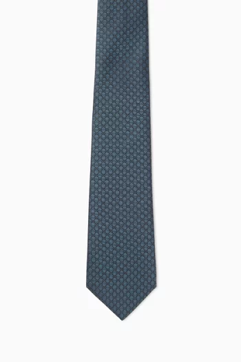 GG Tie in Silk-jacquard