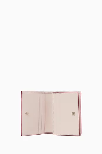 GG Emblem Mini Wallet in Leather