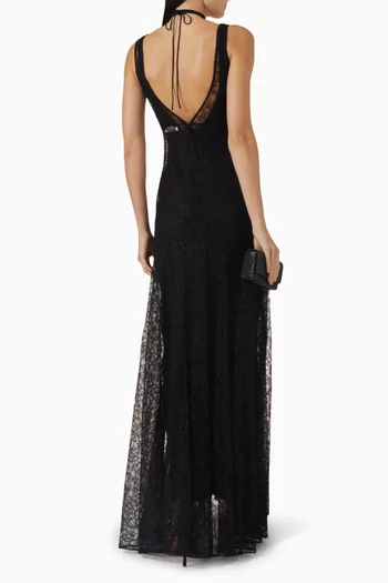 Persephone Rosette Dress in Lace