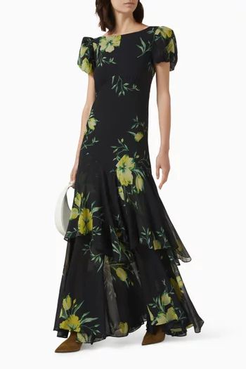 Anetta Layered-skirt in Chiffon