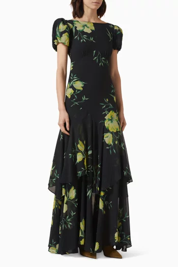 Anetta Layered-skirt in Chiffon
