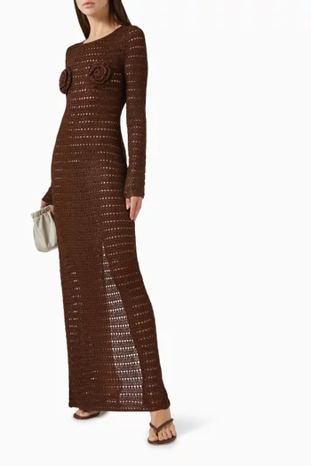 Rosette Dress in Crochet