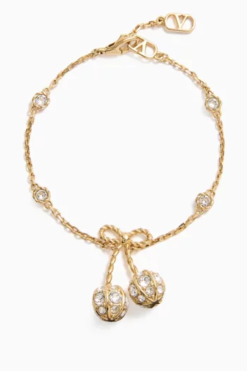 Cherryfic Swarovski® Bracelet in Gold-tone Metal