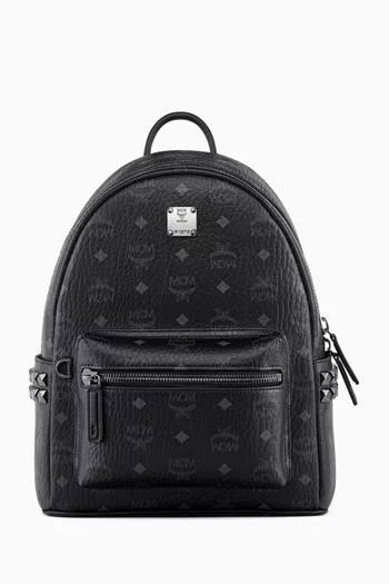 Mini Stark Side Studs Backpack in Visetos