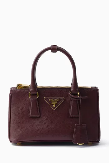 Mini Galleria Tote Bag in Saffiano Leather