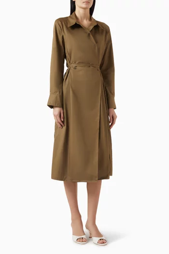 Double-breasted Shirtdress in Cotton