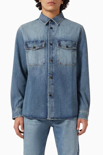 Button-up Shirt in Denim