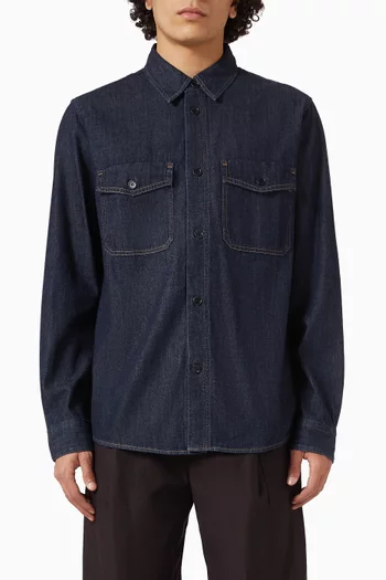 Button-up Shirt in Denim