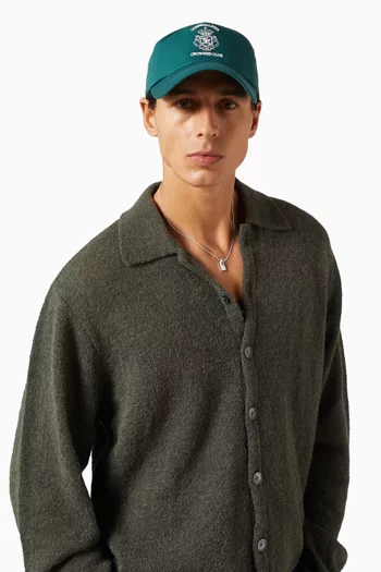 Crest Baseball Cap in Canvas