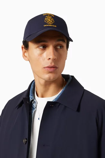 Crest Baseball Cap in Canvas